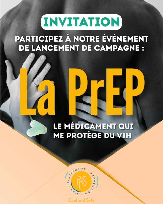 Prévenir le VIH autrement : découvrez notre nouvelle campagne pour mieux faire connaître la PrEP !

Pour participer à l'évènement de lancement, contactez Trésors Kouadio au 0467.807.879.

#Prep #VIH #Prévention #santé
