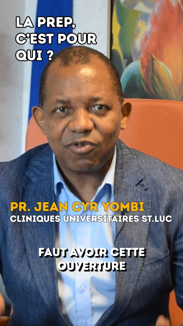Le Professeur Yombi est chef de service de Médecine Interne et Maladies Infectieuses aux Cliniques Universitaires St.Luc (Bruxelles, Belgique) et directeur du Centre de référence VIH/SIDA.

Il vous explique à qui s'adresse la PrEP, le médicament préventif contre le VIH. 

Pour plus d'infos sur la PrEP : https://www.cool-and-safe.org/fr/protection/la-prep/

#Sensibilisation #vih #Prévention #CoolAndSafe #Prep