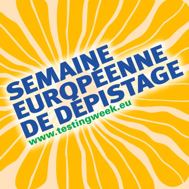 🗓️ SEMAINE EUROPÉENNE DE DÉPISTAGE 2026 | C’est la semaine prochaine !

Retrouvez-nous pour des tests rapides, anonymes et gratuits de dépistage du VIH, de la syphilis et des hépatites B et C ✅ 

 💚 Cette action de sensibilisation au dépistage se déroule chaque année à deux reprises : au printemps (mai) et en automne (novembre).

🇪🇺 Á cette occasion, tous les partenaires associatifs à travers l’Europe s’unissent afin d’augmenter l’accès au dépistage et promouvoir les avantages d’un dépistage précoce du VIH, des Hépatites B et C et des autres IST.

👌🏼 Chaque année, ce sont plus de 700 associations issues de plusieurs pays européens qui ont donné la possibilité à des milliers de personnes de connaitre leur statut VIH et Hépatites.

 #EuropeanTestingWeek #dépistage #ist #VIH #hépatites #faistoidépister  #Santé