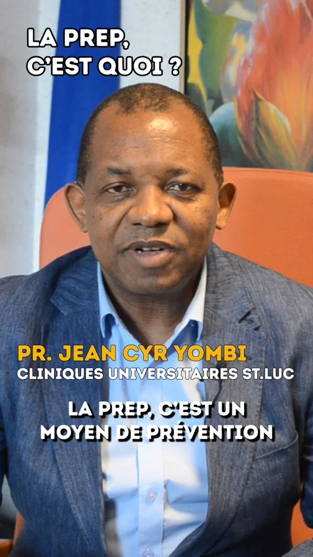 Le Professeur Yombi est chef de service de Médecine Interne et Maladies Infectieuses aux Cliniques Universitaires St.Luc (Bruxelles, Belgique) et directeur du Centre de référence VIH/SIDA.
Il explique c'est qu'est la PrEP, le traitement préventif contre le VIH. 
Pour plus d'infos sur la PrEP : https://www.cool-and-safe.org/fr/protection/la-prep/
#Prep #vih #CoolAndSafe #Sensibilisation #Prévention